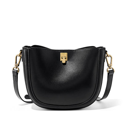 VOIDRA SOFTDROP — Genuine Leather Shoulder Bag in Sweet Casual Elegance