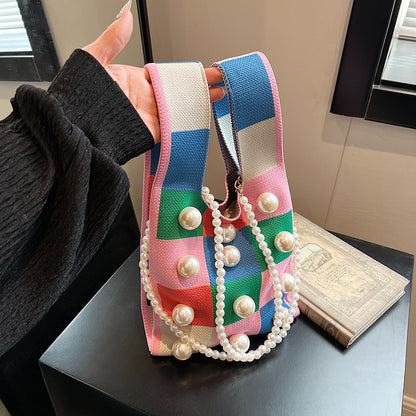 CLOVA – All-Match Canvas Square Shoulder Bag