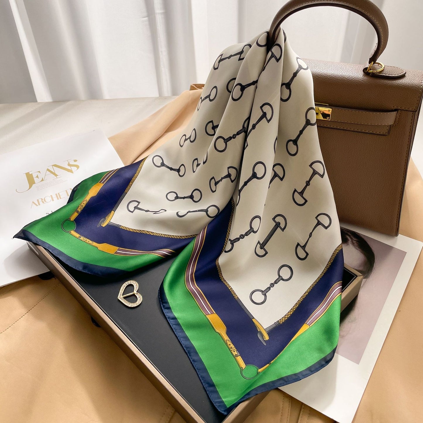 The VOIDRA Seoul 70 Silk Scarf