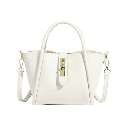 VOIDRA LunaFlex – Minimalist PU Shoulder Bucket Bag