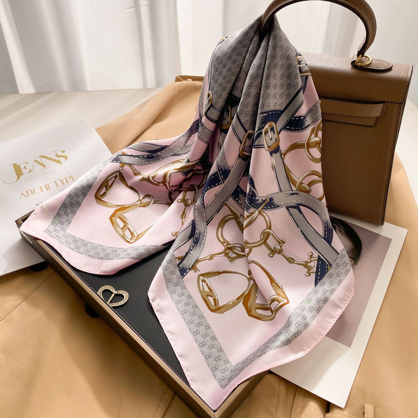 The VOIDRA Seoul 70 Silk Scarf