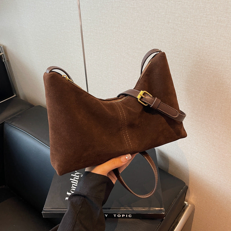 VOIDRA™ UrbaneVibe – Soft PU Vintage Shoulder Crossbody Tote