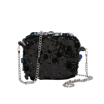 The Disco Bag | A Large Capacity Sequin & Chain Bag