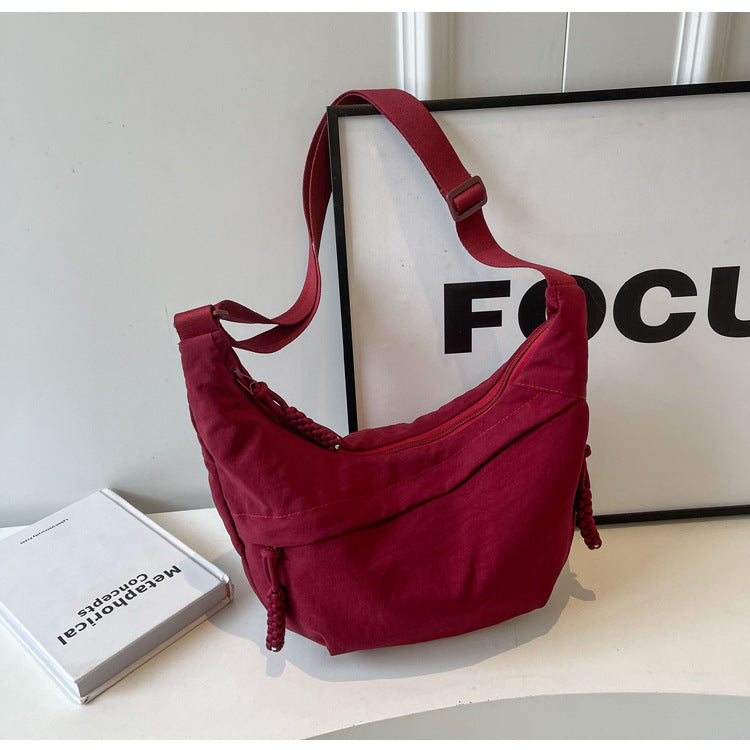 VOIDRA FlowNylon – Lightweight Street-Style Shoulder Tote for Women