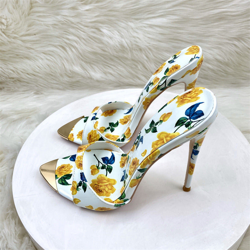 VOIDRA™ Femme12 – Patent Leather 12CM Pointed Stiletto Mules