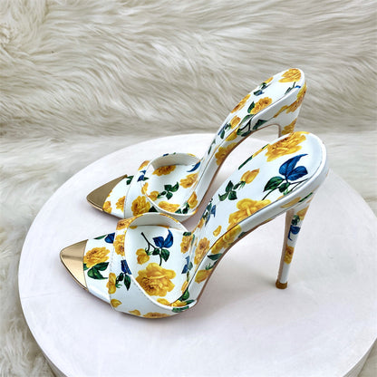 VOIDRA™ Femme12 – Patent Leather 12CM Pointed Stiletto Mules