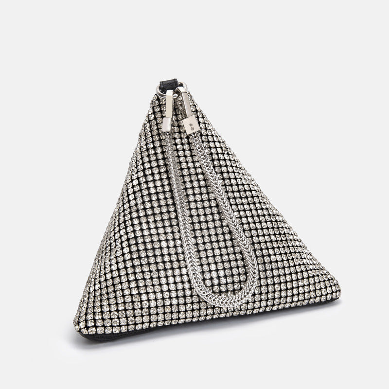 The Apex Triangle Wristlet | Diamond Finish