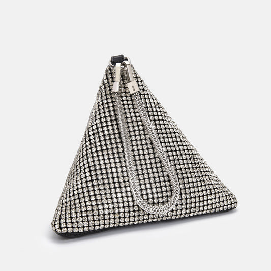The Apex Triangle Wristlet | Diamond Finish