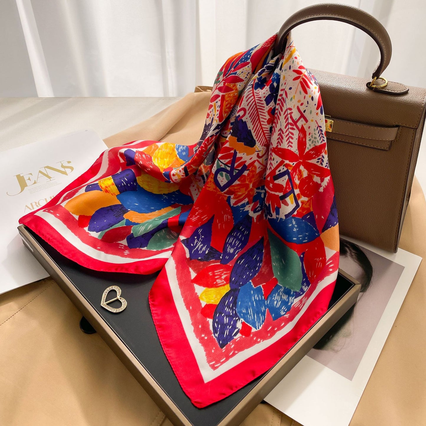 The VOIDRA Seoul 70 Silk Scarf