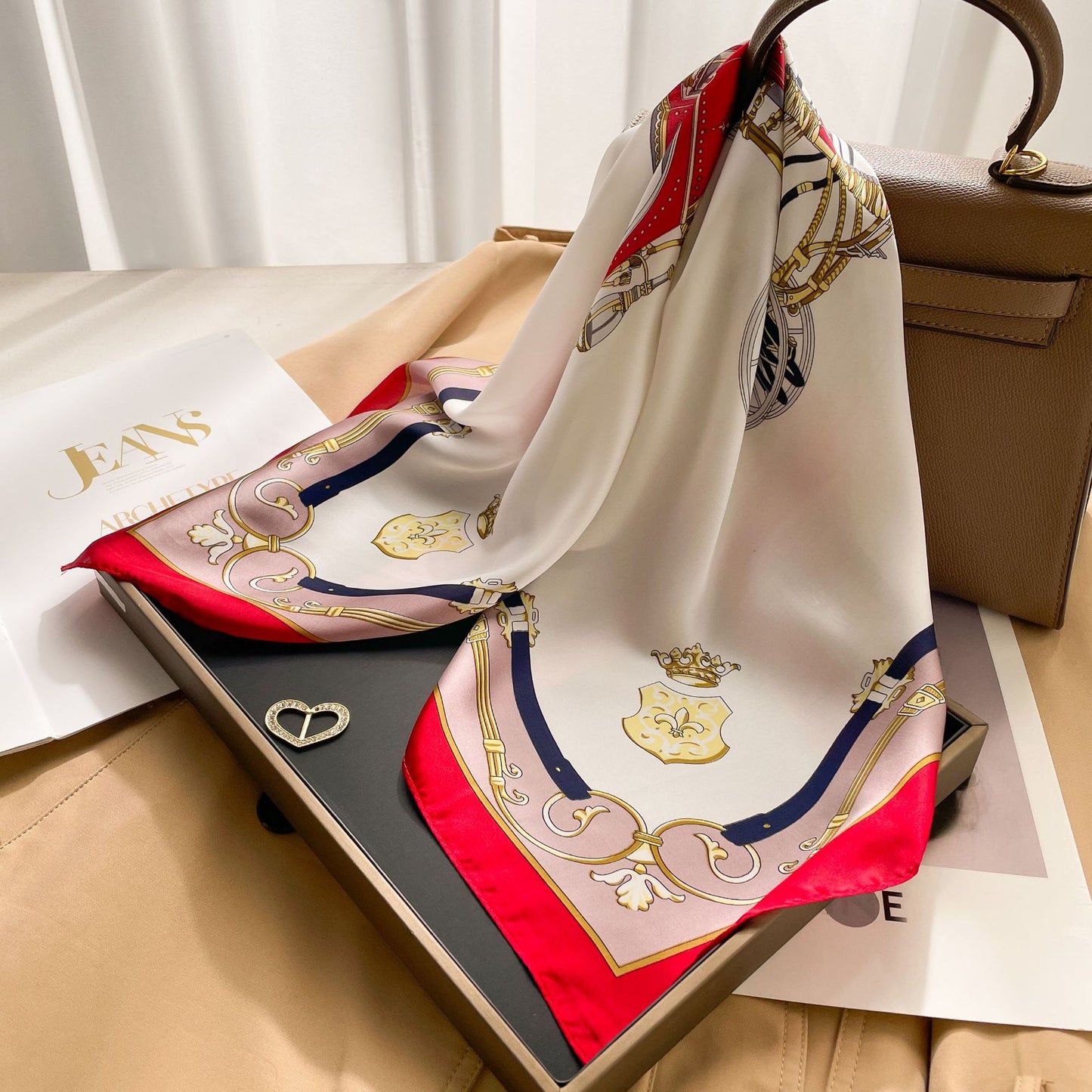 The VOIDRA Seoul 70 Silk Scarf