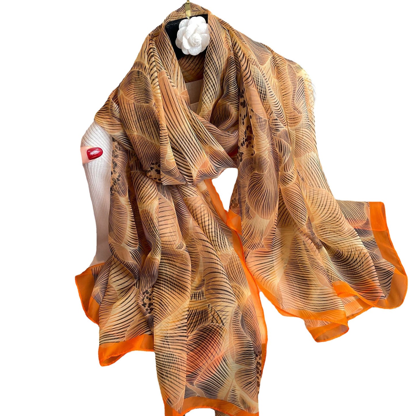VOIDRA Echo Ribbon – Featherlight Yourou Scarf