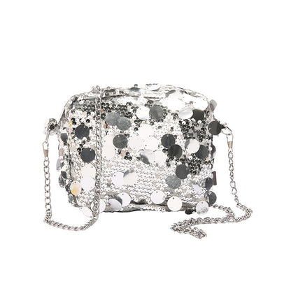 The Disco Bag | A Large Capacity Sequin & Chain Bag