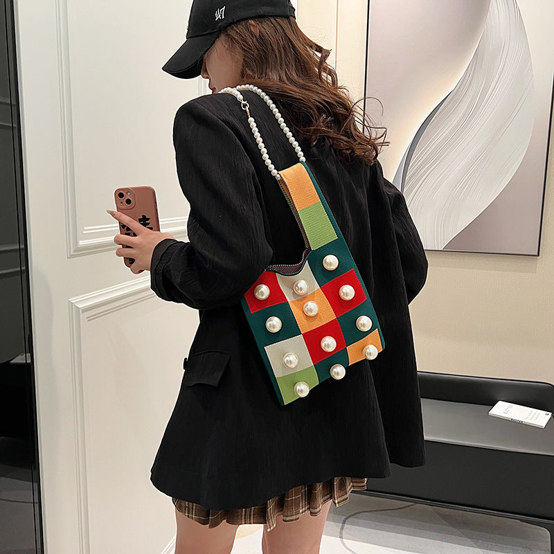 CLOVA – All-Match Canvas Square Shoulder Bag