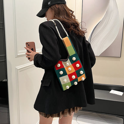 CLOVA – All-Match Canvas Square Shoulder Bag