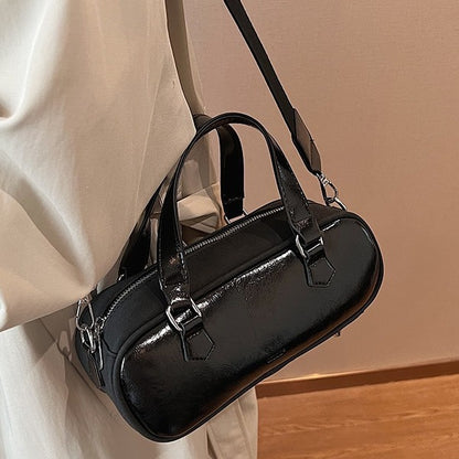 LunaPatch – Dual-Tone Korean Shoulder Crossbody Bag