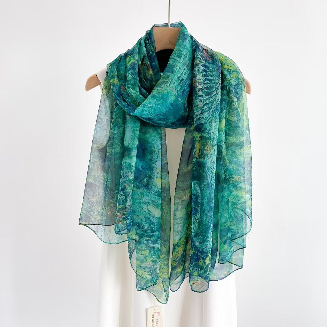 The Abstract Muse Long Scarf | VOIDRA