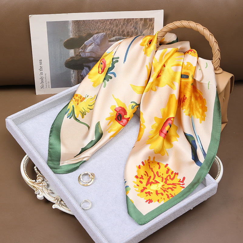 Vintage-Inspired Business Scarf for Professional Women