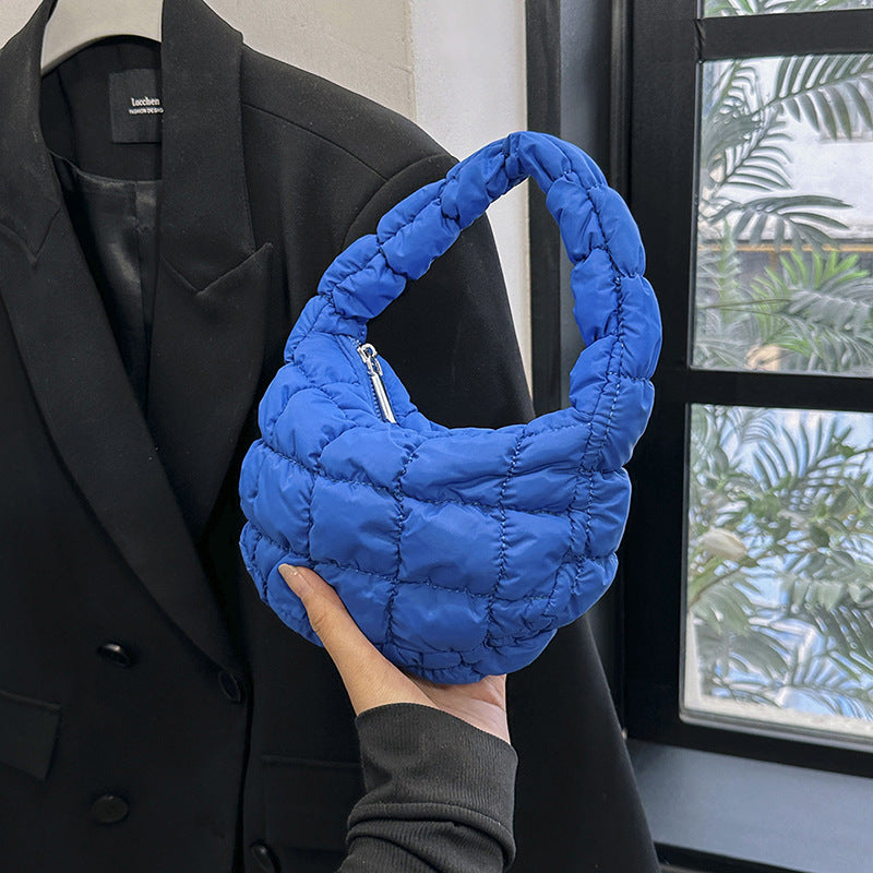 NYLIX.MINI – Pleated Nylon Dumpling Crossbody Bag