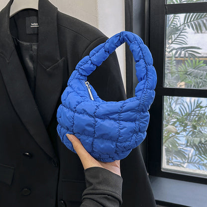 NYLIX.MINI – Pleated Nylon Dumpling Crossbody Bag