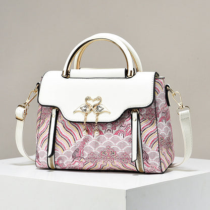 MeiMuse – Embroidered Street-Style Shoulder Bag