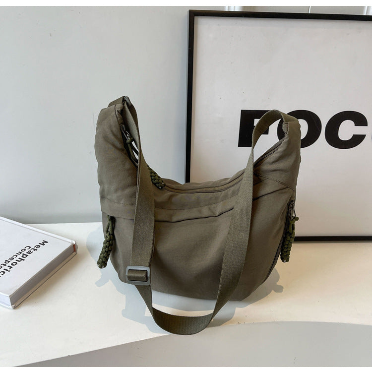 VOIDRA FlowNylon – Lightweight Street-Style Shoulder Tote for Women