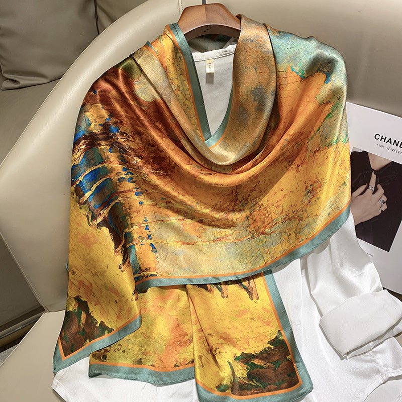 The Legacy Long Silk Scarf