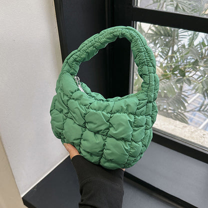 NYLIX.MINI – Pleated Nylon Dumpling Crossbody Bag