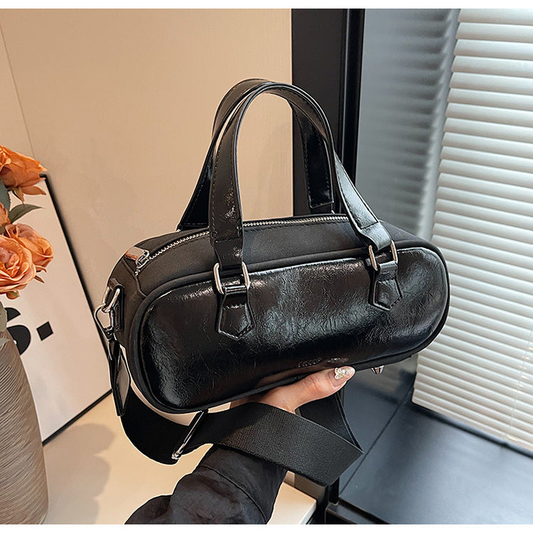 LunaPatch – Dual-Tone Korean Shoulder Crossbody Bag