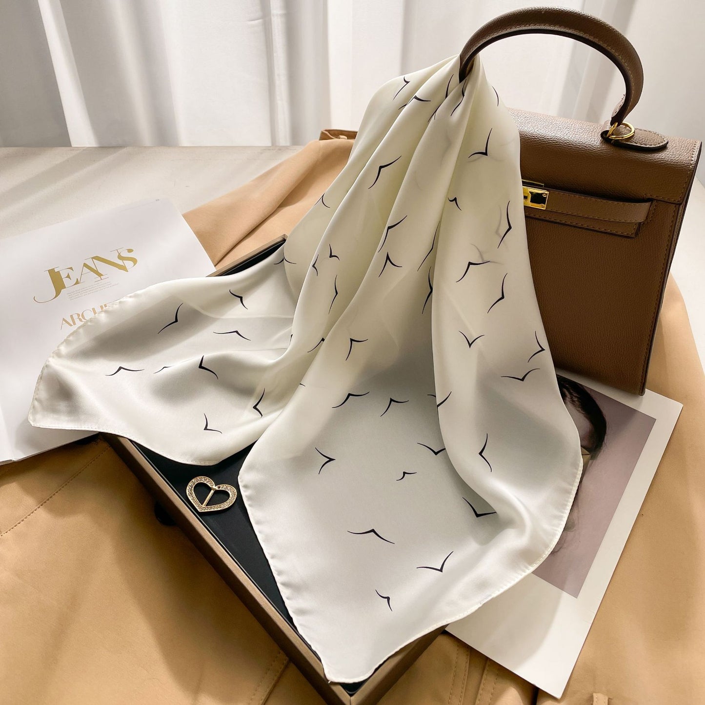 The VOIDRA Seoul 70 Silk Scarf