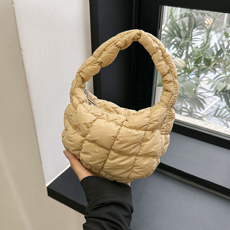 NYLIX.MINI – Pleated Nylon Dumpling Crossbody Bag