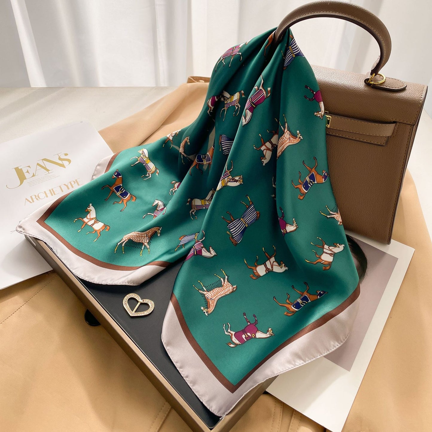 The VOIDRA Seoul 70 Silk Scarf