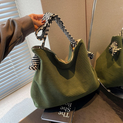 VOIDRA ÉlanCord™ – Soft Corduroy Urban Shoulder Bag