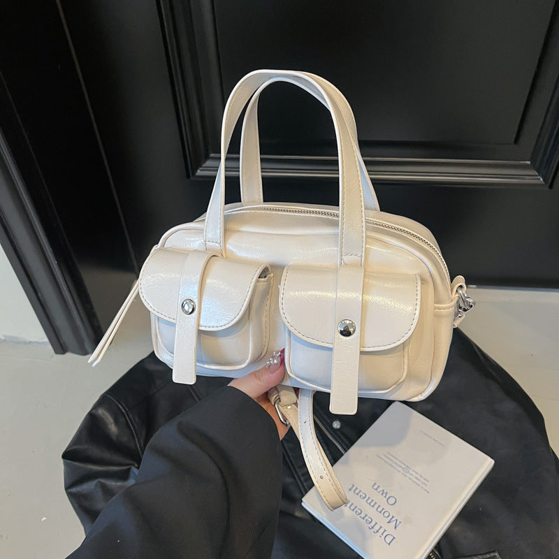 VOIDRA MetroCruze™ Oversized Luxe Shoulder Boston Bag