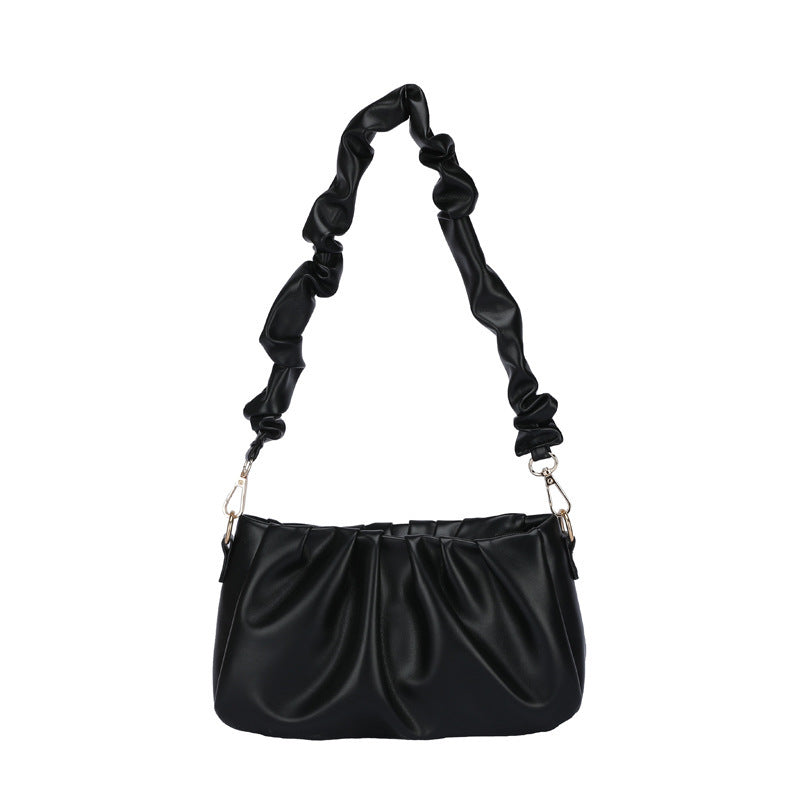 VOIDRA™ CloudWeave – Street Trend Pleated PU Shoulder Bag