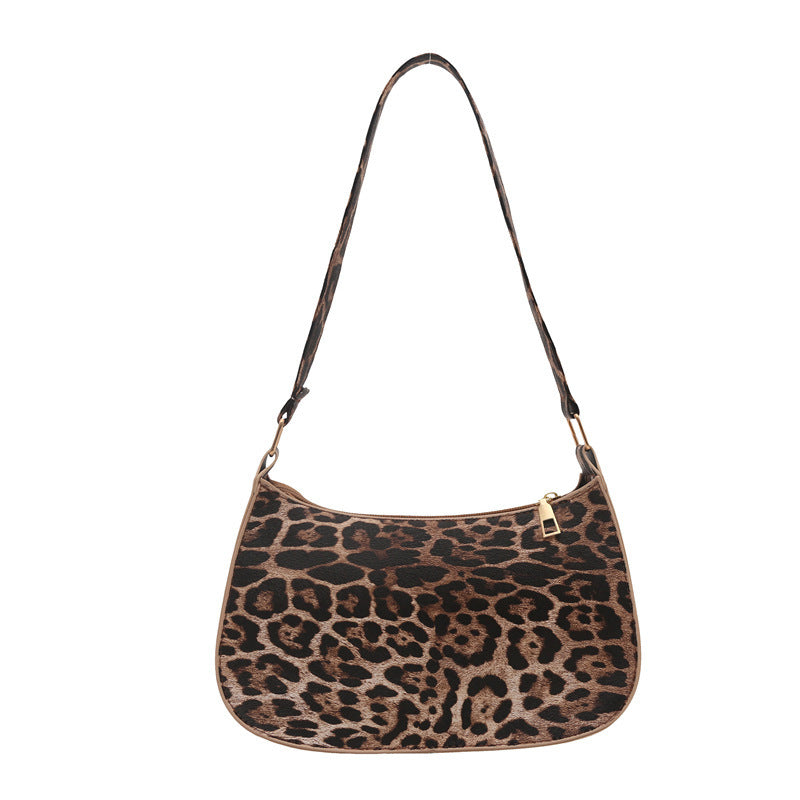 VOIDRA WildMuse: Leopard Print Soft Messenger Bag
