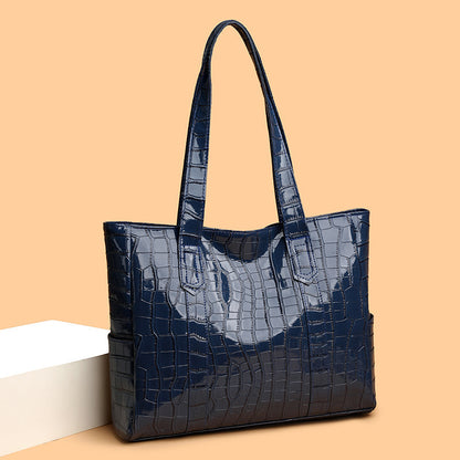 VOIDRA UrbanCroc Tote – Women's Crocodile Pattern Shoulder Bag