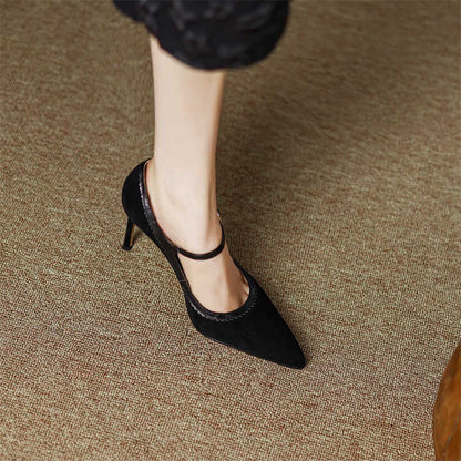 The Poise Stiletto | Sculpted Leather Elegance