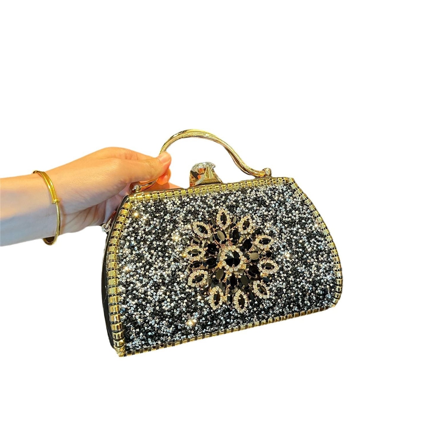 Sunflare Rhinestone Bloom Bag