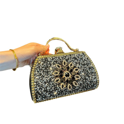 Sunflare Rhinestone Bloom Bag