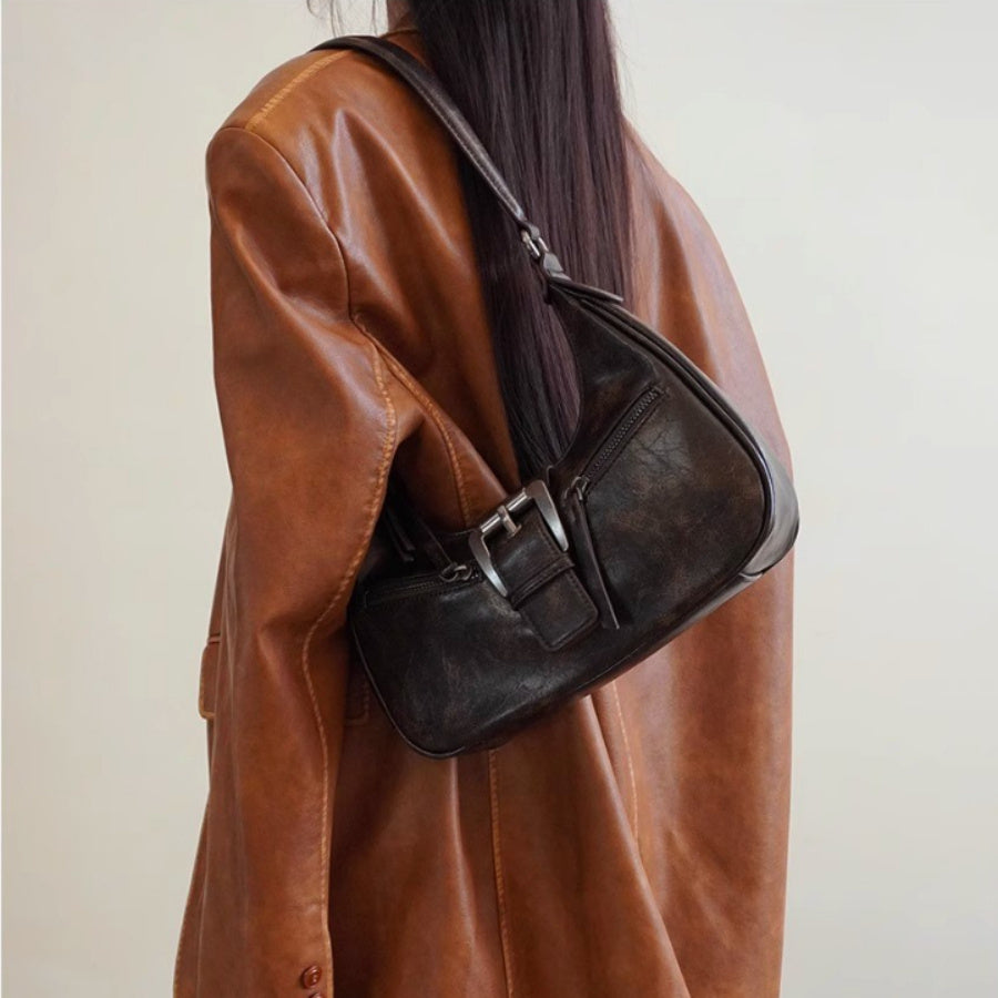 VOIDRA LunaLoop™ – Retro Crescent Shoulder & Crossbody Bag