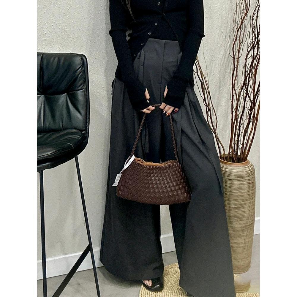 The Verona Bag | A Woven Leather Underarm Handbag