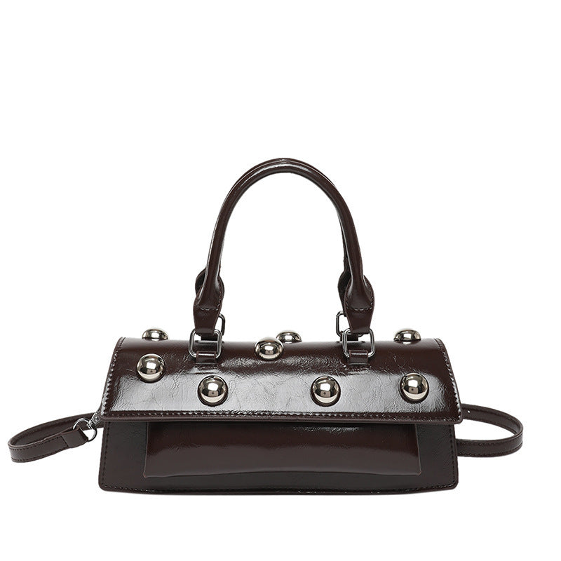 VOIDRA IconBolt Rivet Charm Shoulder Tote