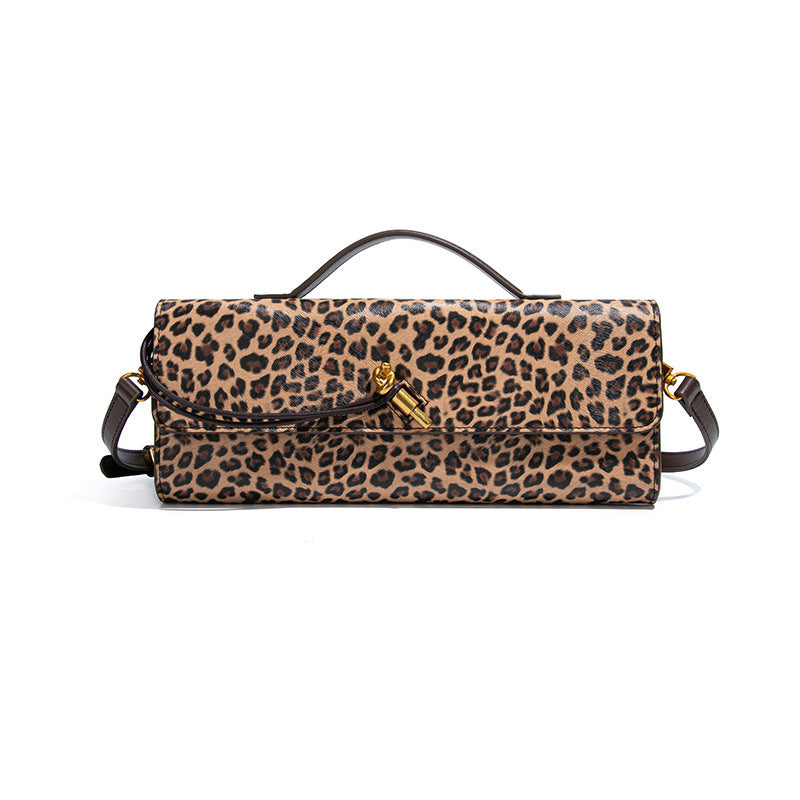 VOIDRA LÉOFEM™ Clutch – Retro Leopard Print Evening Bag